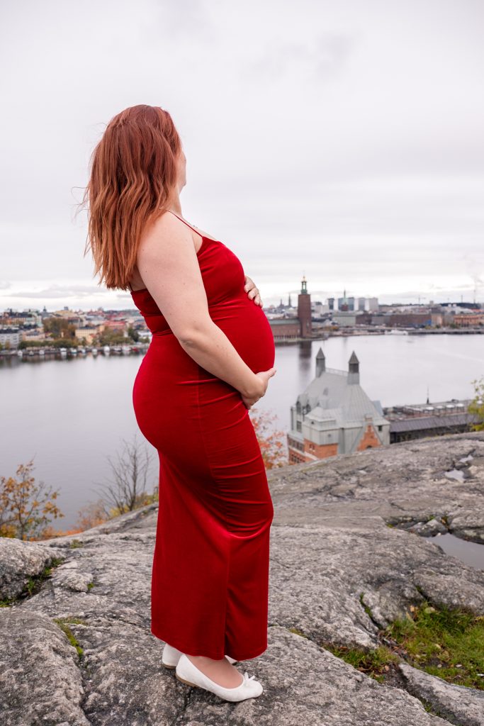 kundgarderob gravidklänning