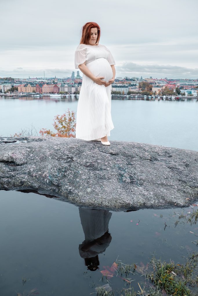 kundgarderob gravidklänning